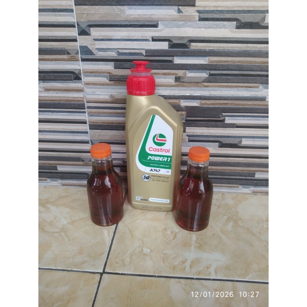 Castrol 747 Repack 250ml / Oli Samping Repack Castrol A747 250ml / Castrol A747 2T