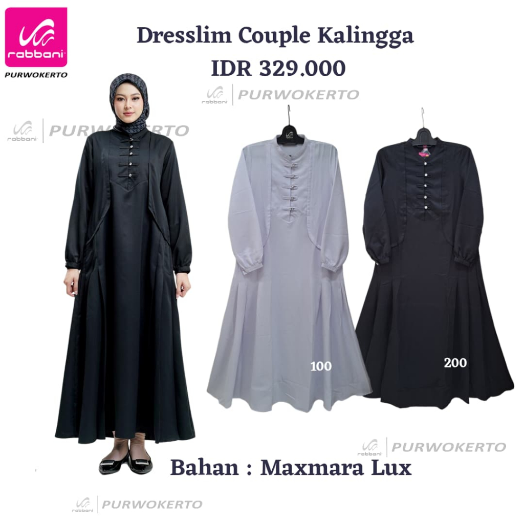 DRESSLIM RABBANI COUPLE KALINGGA - GAMIS KALINGGA RABBANI