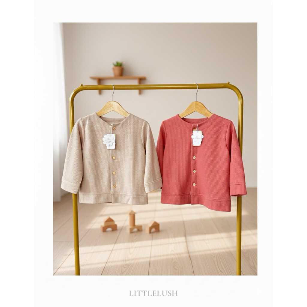 Kids Waffle Cardigan / Cardigan waffle uniqlo
