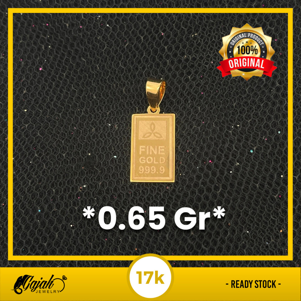 Liontin Emas 17K - Toko Emas Gajah - 0.65 Gram 8216