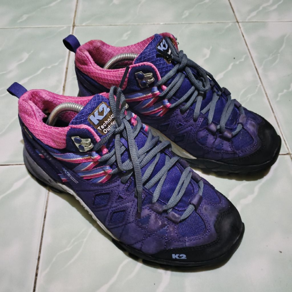 Sepatu Gunung Hiking Outdoor K2 goretex size 39 insole 24 cm/240