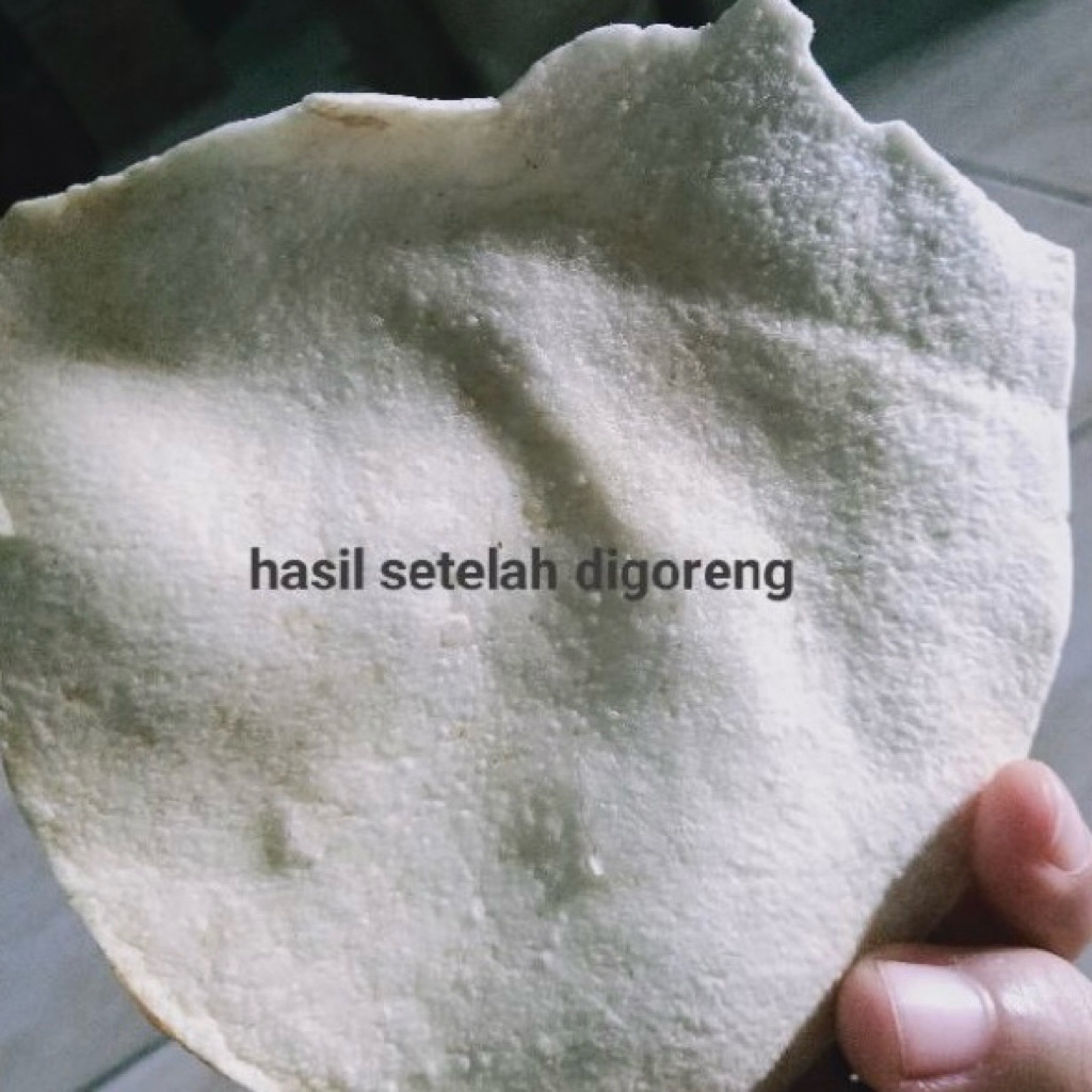 Krecek gadung premium | Kerupuk gadung mentah | Gurih tipis mekar tanpa pemutih