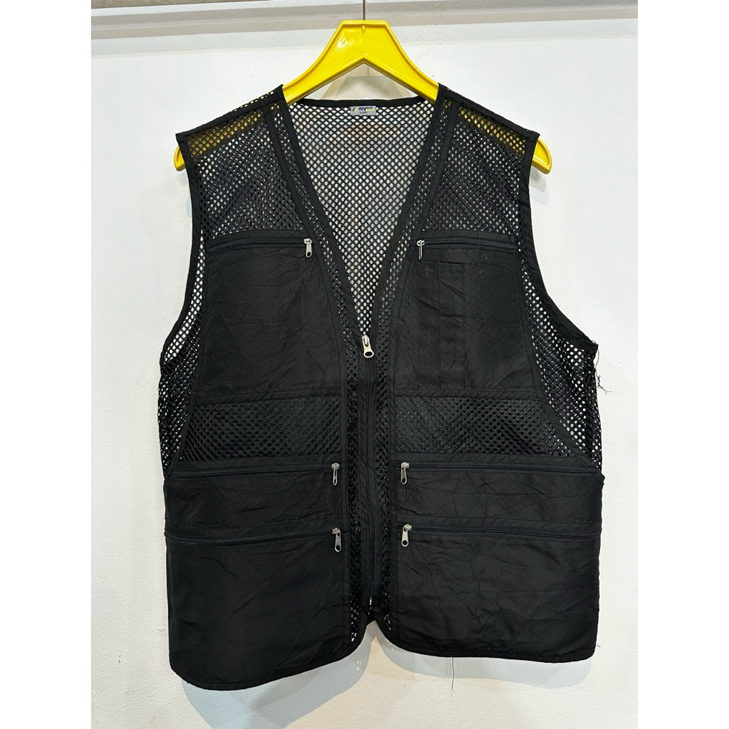 rompi second vest tactical multipocket safety proyek mancing 037