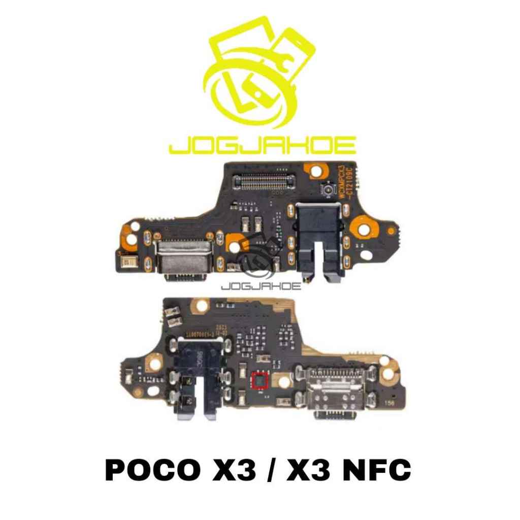 FLEXIBEL KONEKTOR CHARGER CON CAS XIAOMI POCO X3 X3 NFC MIC ORIGINAL