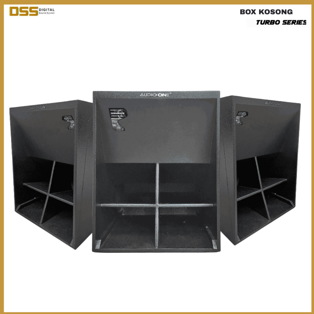 Box Subwoofer 18 Inch  Turbo 118  AUDIOONE Bok Kosong Single Kokoh Kuat dari Kayu Meranti | DSS