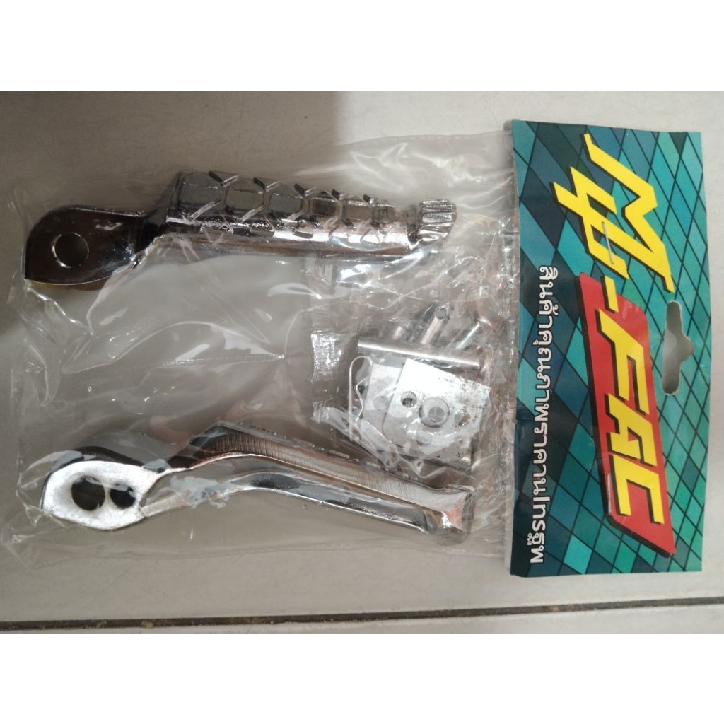 Step belakang chrome COPY mufac universal mio beat scoopy vario footstep belakang footstep mufac chr