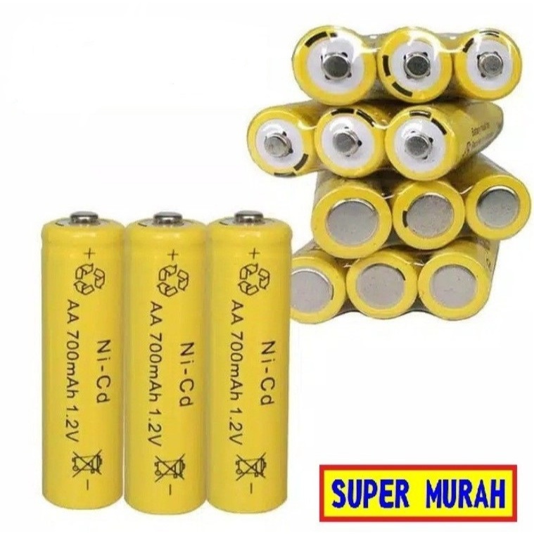 (19A) BATERAI CHARGER AA A2 700mah 600Mah Batre Cash Isi Ulang Charger