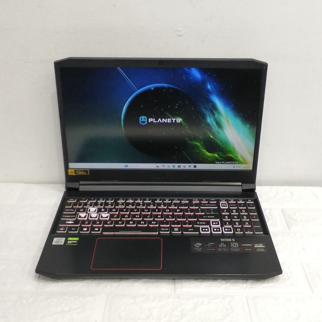 Laptop Gaming Acer Nitro 5 Intel core i5-10300H RAM 8GB SSD 512GB VGA GTX 1650 ti