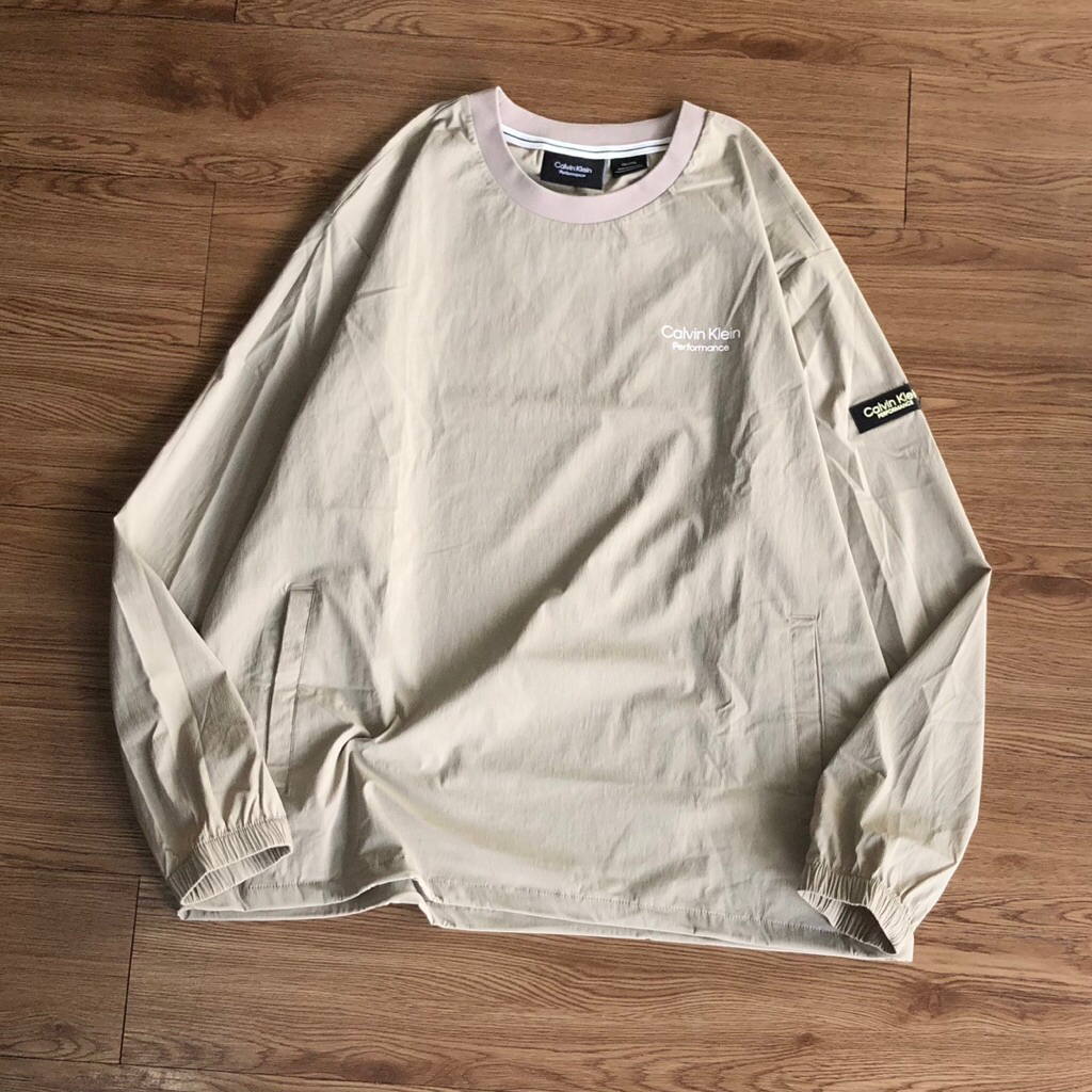 CREWNECK CALPIN KLEIN PERFORMANCE BEIGE