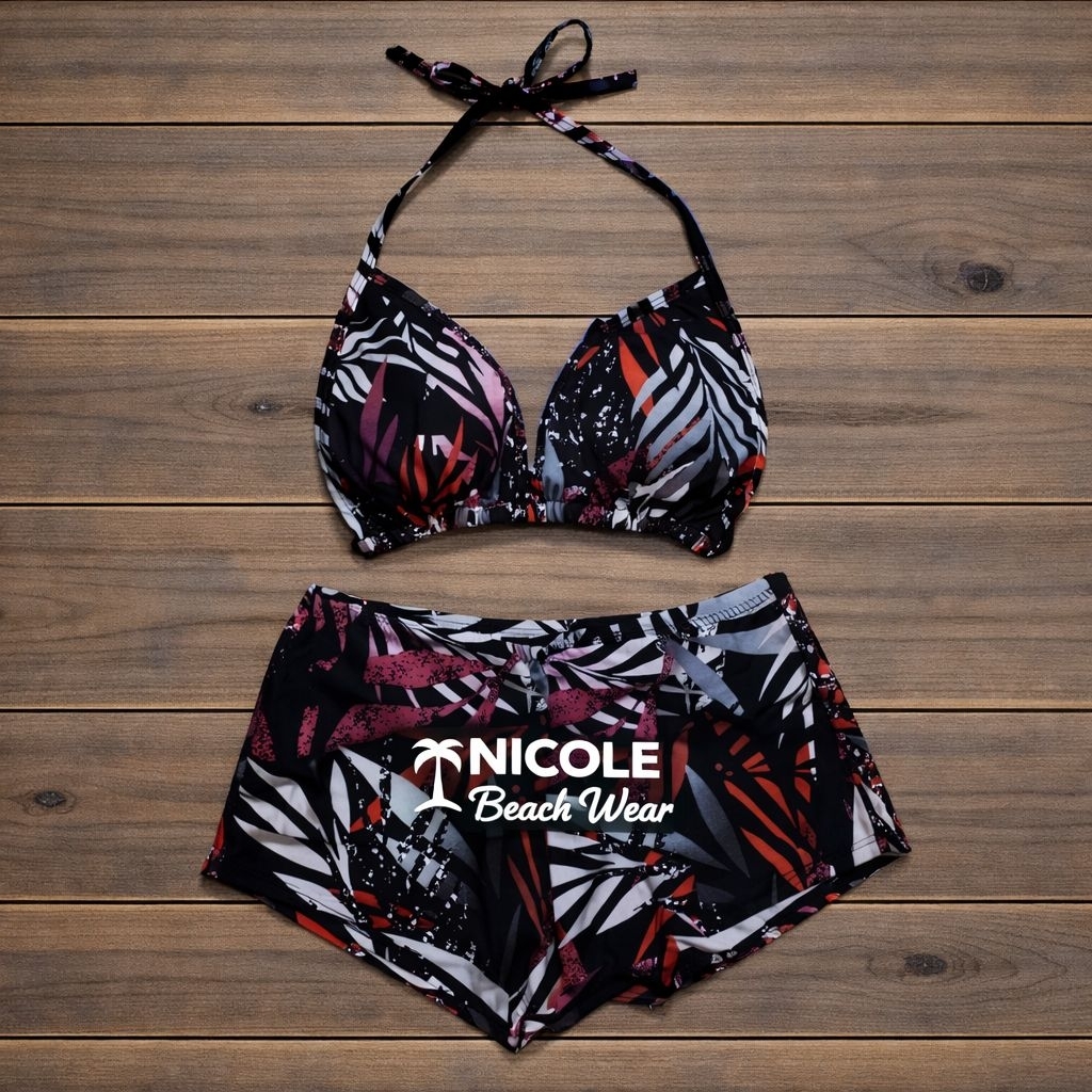 [NICOLE] Bikini Pantai Bikini Renang Bikini Tali Baju Renang Wanita Swimsuit Monokini