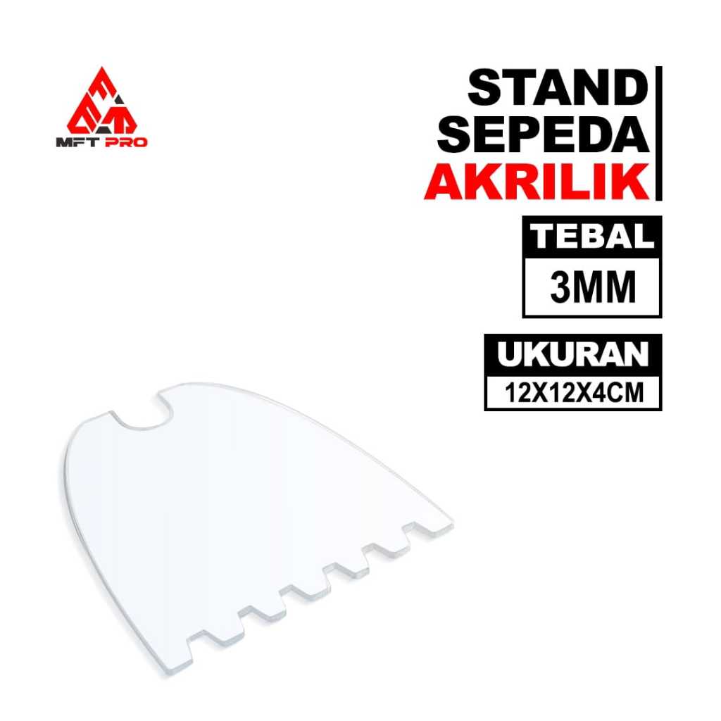 MFT Pro Stand Sepeda Akrilik - Bike Stand Acrylic - Stand Standar Paddock Sepeda