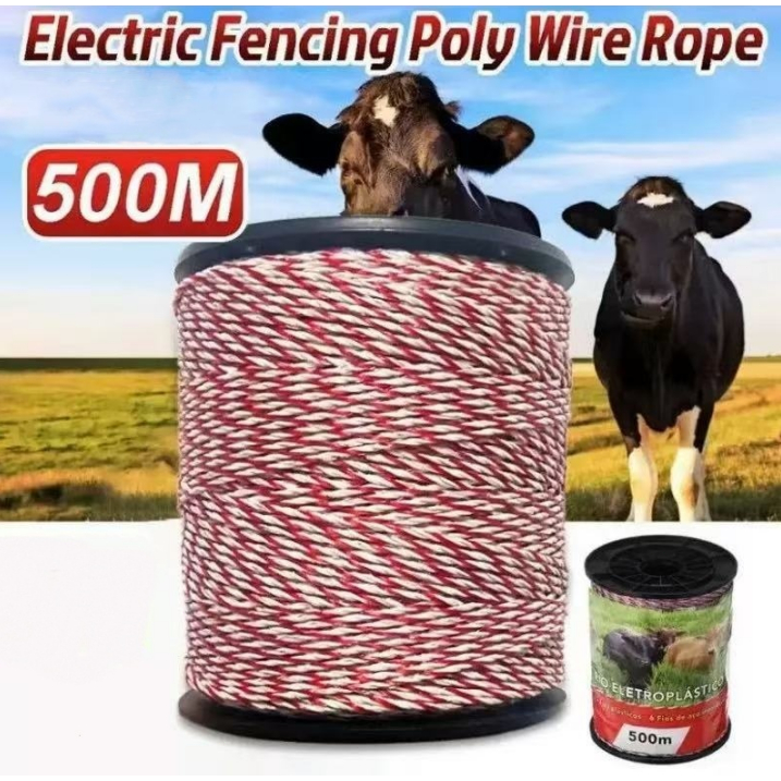 500 Meter Kawat Pagar Listrik Polytwire Diameter 2.0mm Per Roll Termurah - Pagar Listrik Untuk Perta