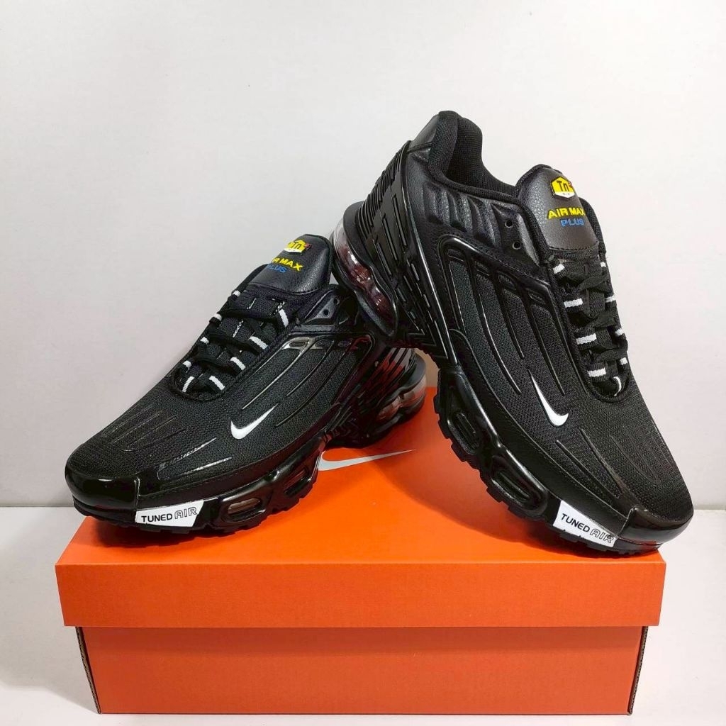 Sepatu Nike Airmax plus 3 Full Black Quality Premium