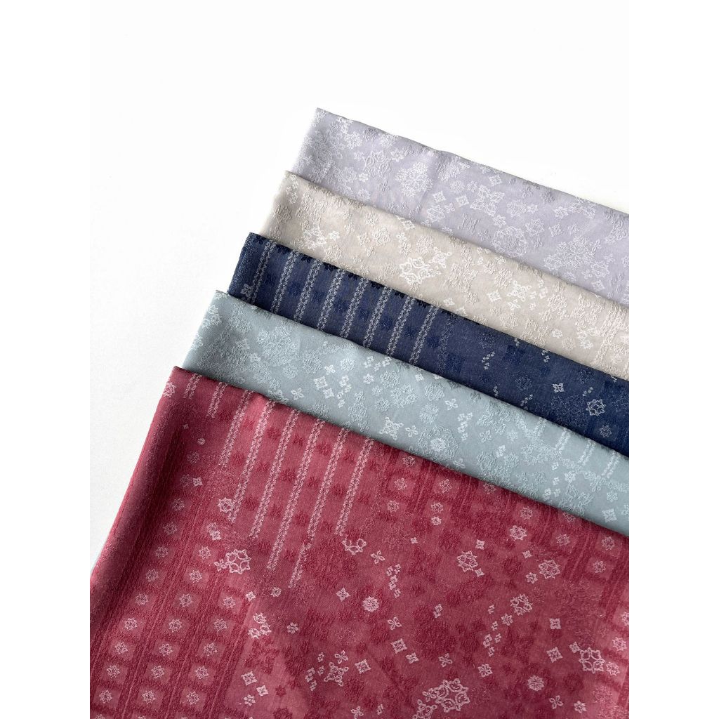 NEW EDITION Kain Rayon Jacquard Premium / Kain Rayon Jacquard Bahan Baju Koko/ Kain Rayon Jaguar