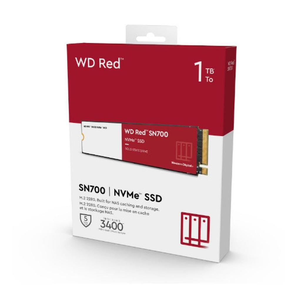 WD Red SN700 1TB - NVMe M.2 2280 SSD NAS - 1250TBW - 5 Tahun Garansi