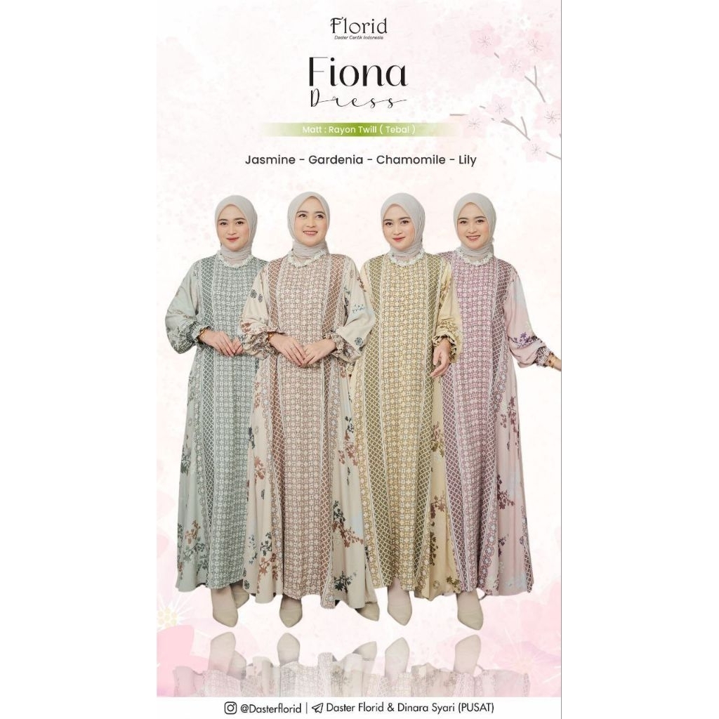 FIONA DRESS by Dinara Syar'i
