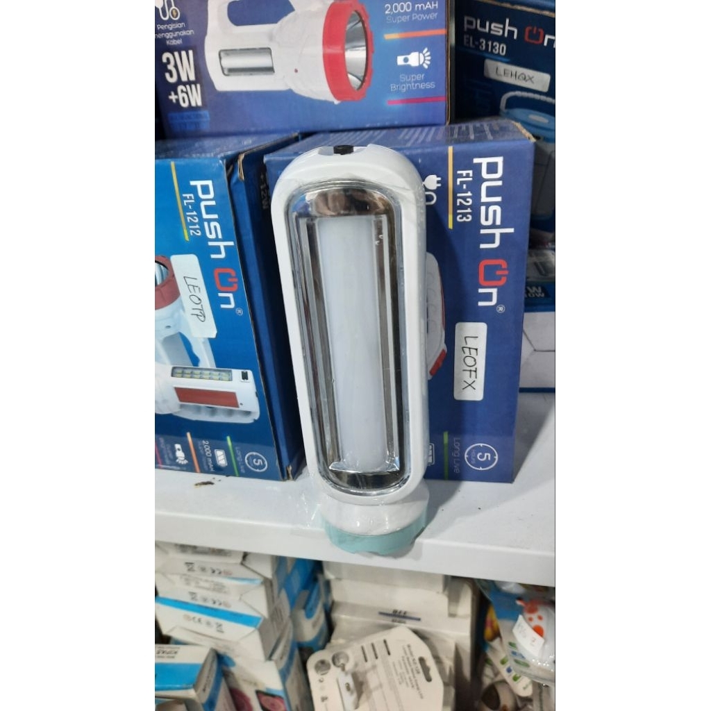 Senter lampu emergency push on fl-1703