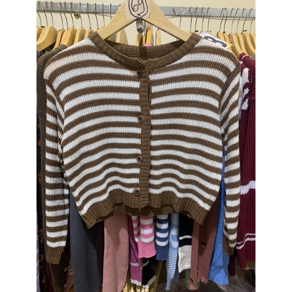 Cardigan Wanita Rajut Tebal