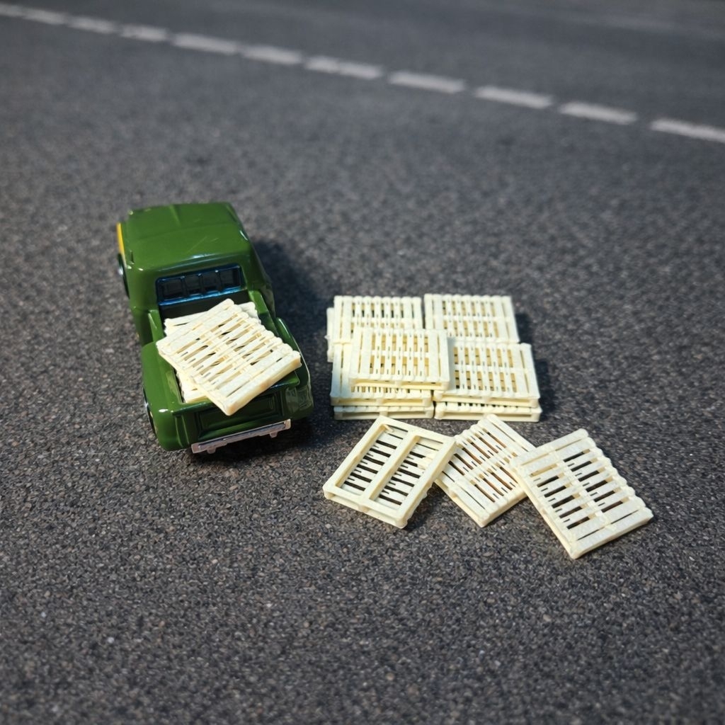 Fallet Kayu 1/64 Skala Hotwheels Diorama Fallet