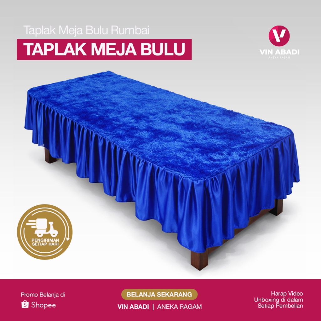 Taplak Meja / Bulu Rumbai / Bulu / Tamu / Rasfur