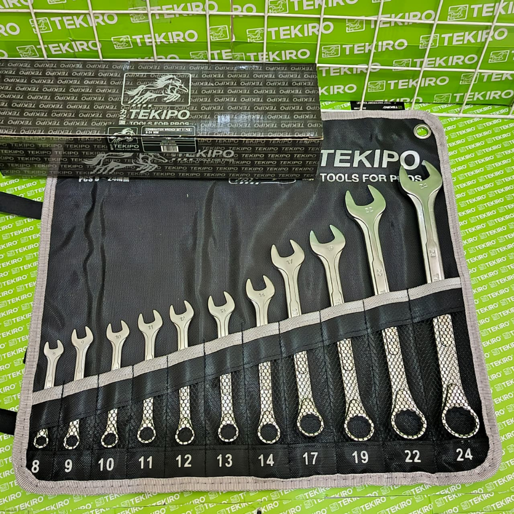 Kunci Ring Pas Tekiro 11pcs / Kunci Ring Pas Set 11 pcs Tekiro/Kunci ring set 8 pcs TEKIRO 8 - 24 mm