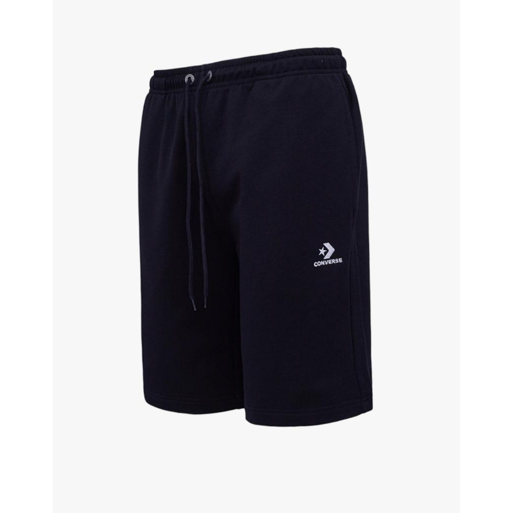 Celana Pendek  Olahraga Pria Converse Star Chevron Embroidery Shorts. Black. CONMB1104