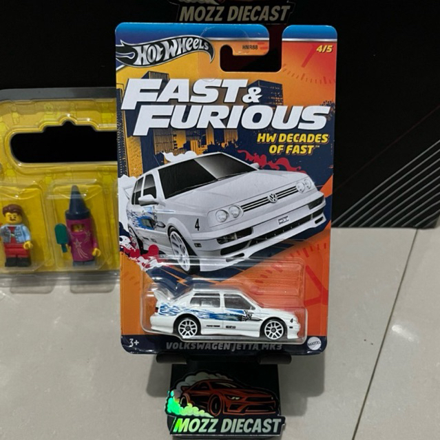 HotWheels Fast & Furious HW Decades of Fast VW Jetta MK3 Hot Wheels FF Jetta MK3