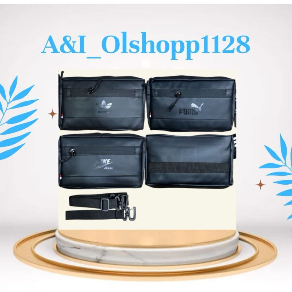 Handbag Pria Adidas,Nike,Puma Tas Selempang Pria Clucth Bag Tas Tangan Pria Hand Bag, Tas Selempang 