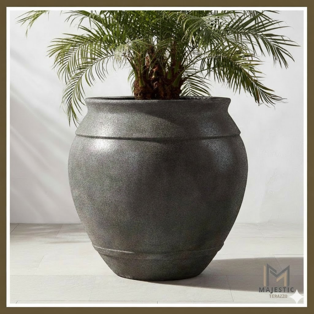 Pot Teraso/ Pot Teraso Jumbo/ Pot Bunga Indoor by majestic terazzo