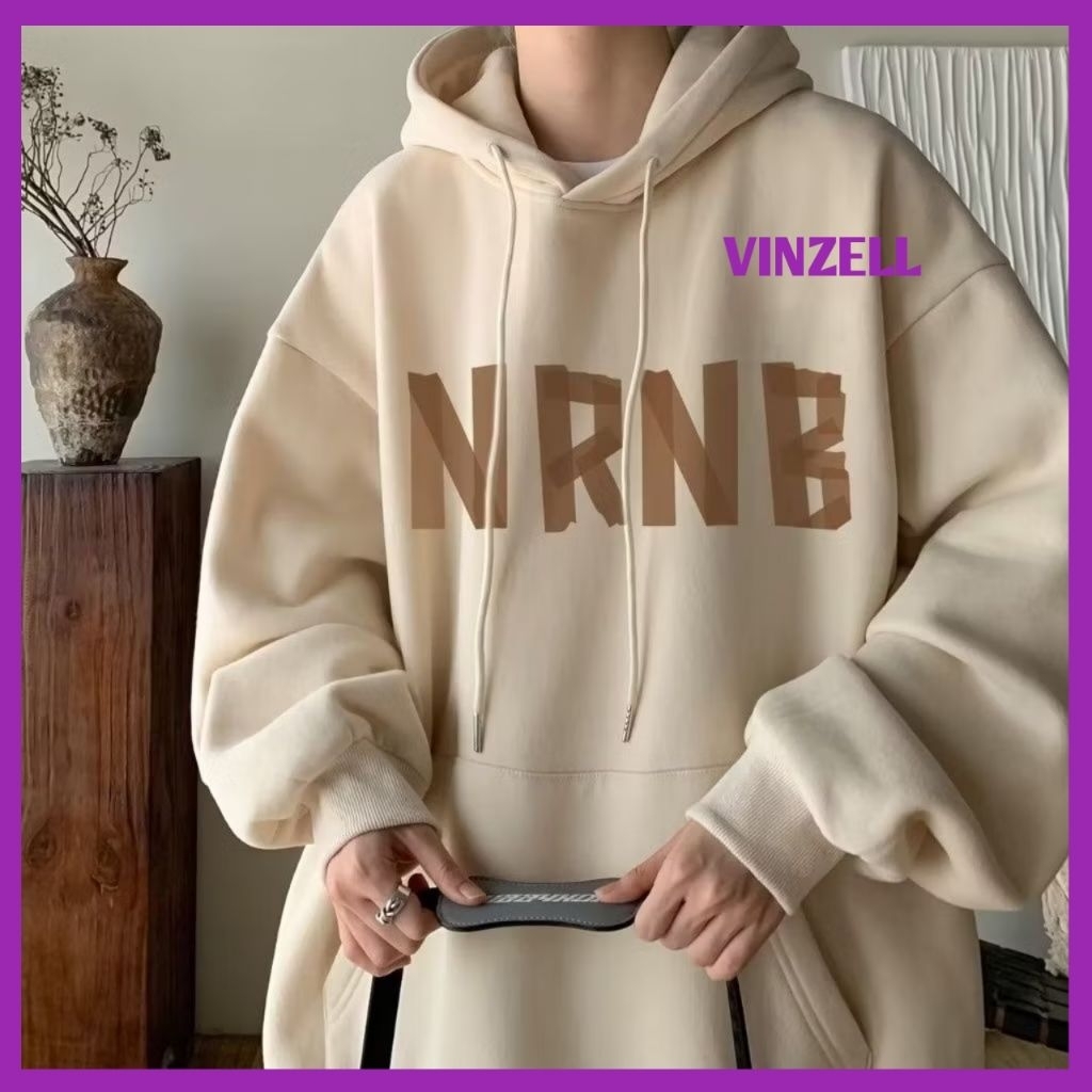 ( S - 6XL ) Hoodie Big Size Korean Street Style Ulzzang M L XXL XXXL 4XL 5XL 6L NRRB N R B SIMPLE SI