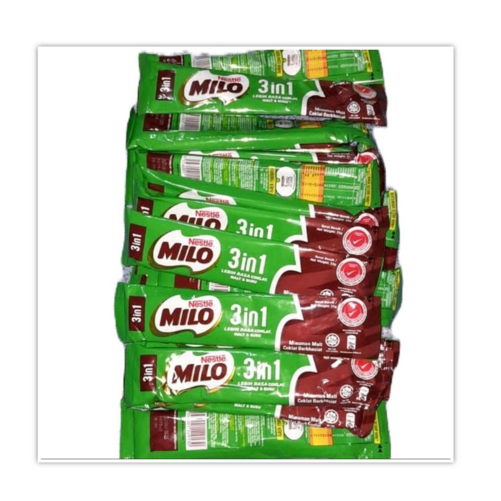 Milo Malaysia isi 1 sachet Minuman Cokelat Coklat