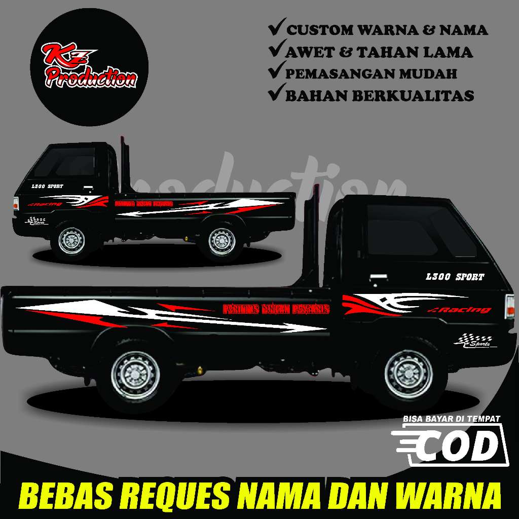Kz. stiker cutting body l300 perintis bukan pewaris terbaru