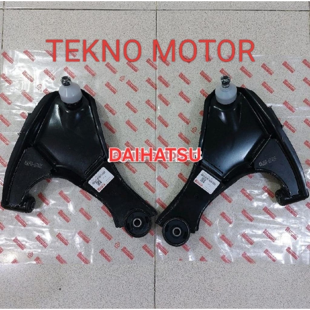 LOW ARM ASSY,SAYAP DEPAN DAIHATSU TARUNA,TARUNA EFI HARGA 1PC DAIHATSU