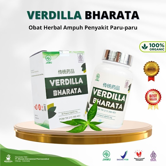 Obat Flek Paru Paru Anak Dewasa Sesak Nafas Asma Tb Paru Radang Paru Paru Bronkitis ISPA Verdilla Bh