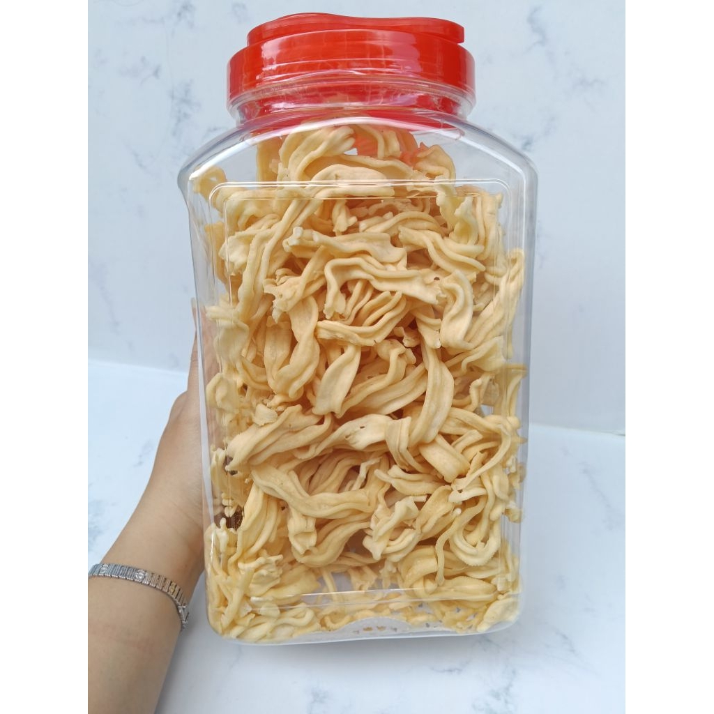 Curut Keju Keriting Homemade Toples Large