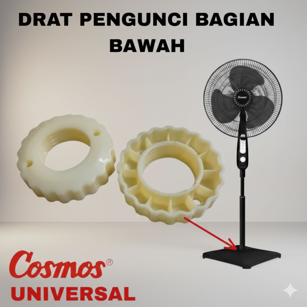 Spiner Pengunci Bagian Bawah Kipas Angin