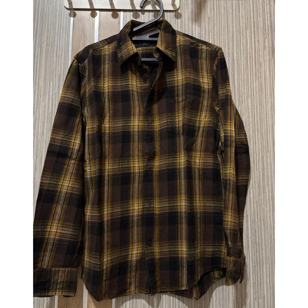 kemeja flanel kotak the executive slim fit