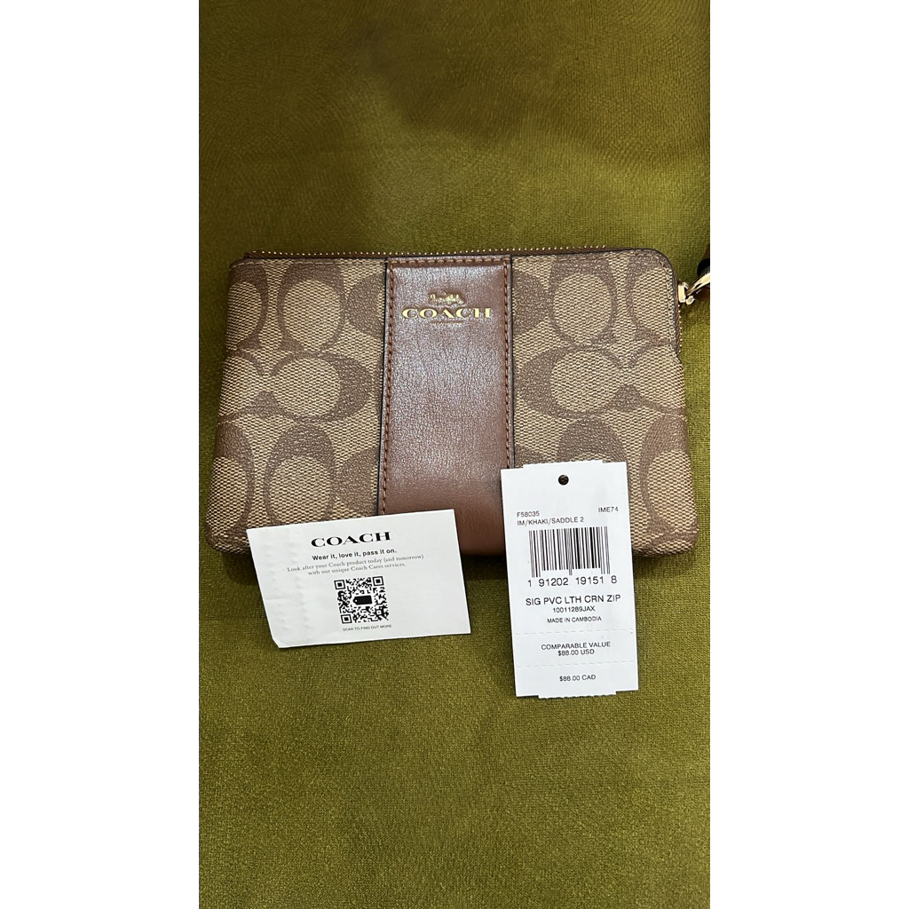 coach wristlet preloved