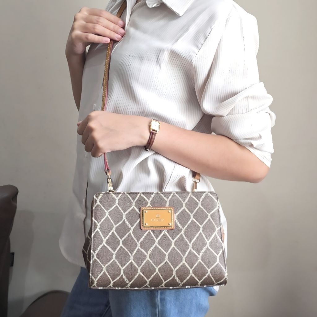 Tas Bonia Selempang Coklat Pre-loved/Second