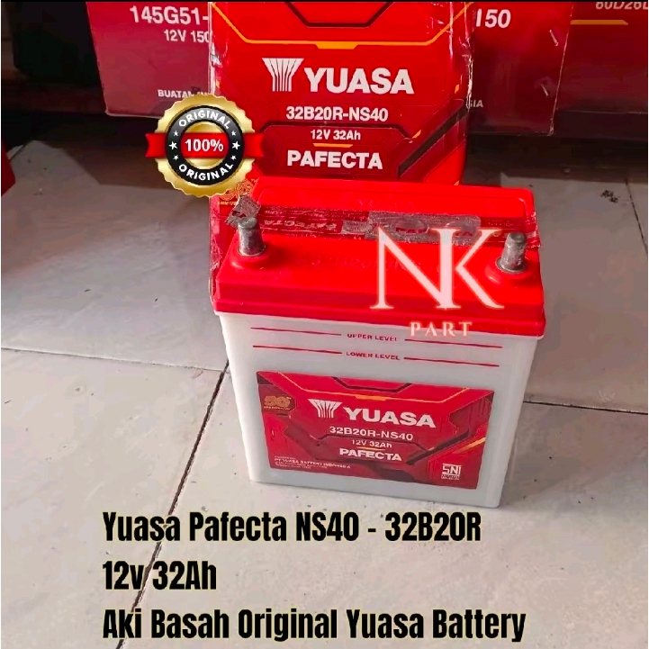 Aki Mobil Suzuki Jimny, Carry, Futura, Katana Accu Yuasa NS40 Basah 32Ah