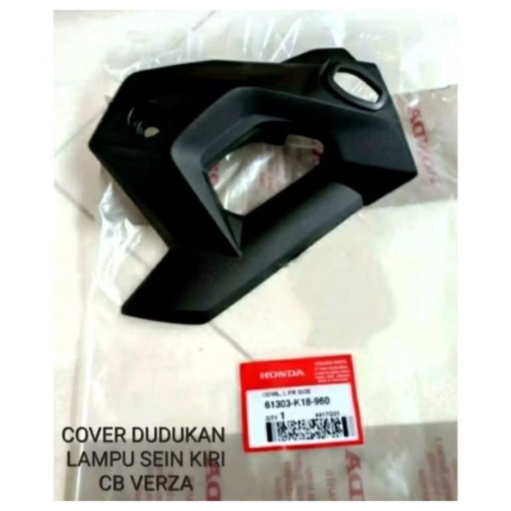 COVER DUDUKAN LAMPU SEN SEIN BAGIAN KIRI CB VERZA ORIGINAL