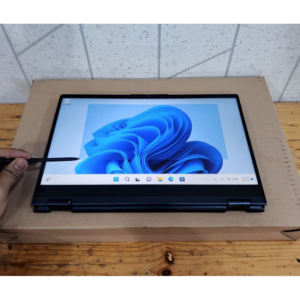 Lenovo ThinkBook 14s Yoga ITL, (Touchscreen), Core i7 - 1165G7, Ram 16/512Gb, Body Penyok, Navy Blue