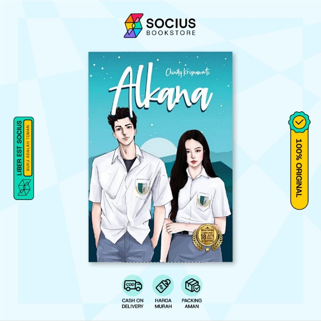 BUKU NOVEL [ ORIGINAL ] ALKANA - CHINDY KRISNAWATI - MAPLE BOOK - SOCIUS BOOKSTORE