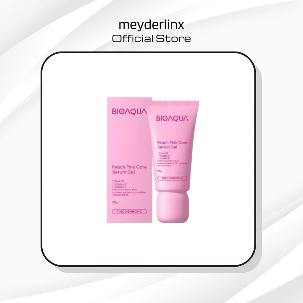 Meyderlinx BIOAQUA Nenhong Cream Pink Gentle Gel Nenhong Lip Serum BPOM