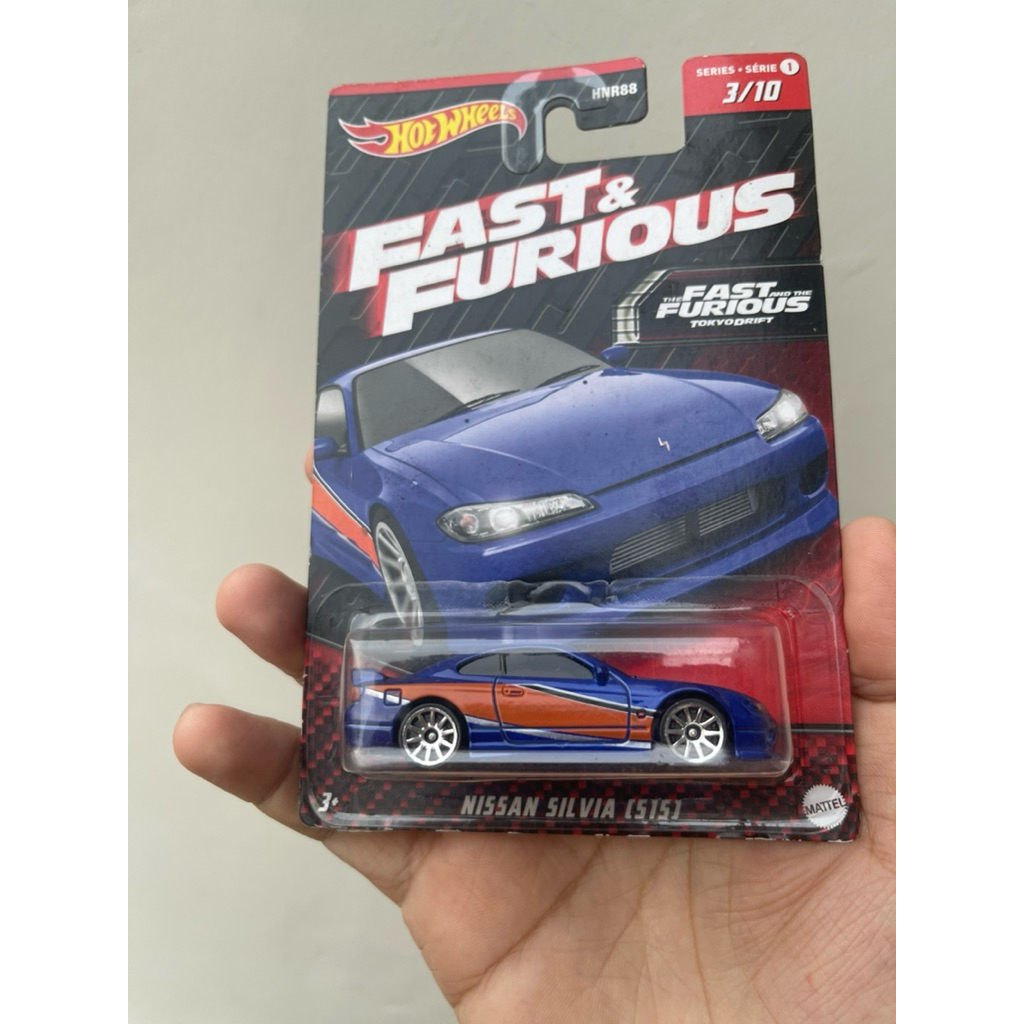 Hotwheels Fast and Furious Nissan Silvia (S15) Monalisa Bubble Sundul Card Lama Old