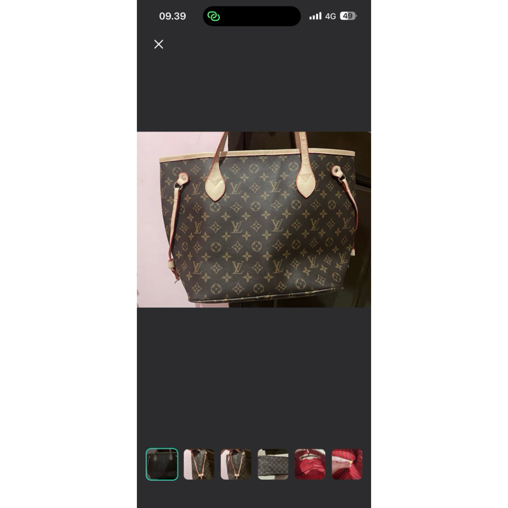 totebag elpong monogram damier azur LV
