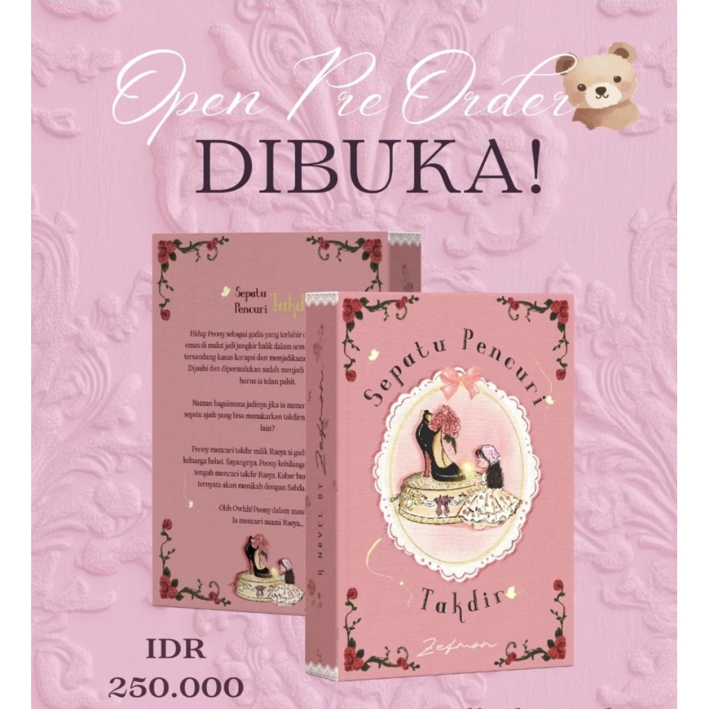 Buku Novel Sepatu Pencuri Takdir by Zefmon (PO)