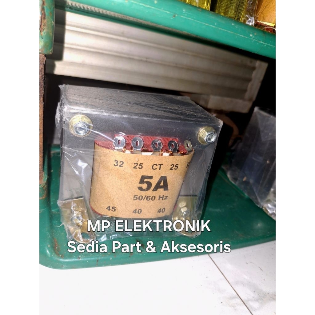TRAFO BELL 5A BESAR CT 45V CT 45VOLT NEW