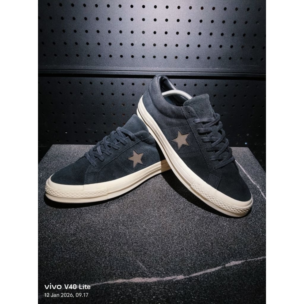 (second) Converse One Star size 42,5 insole 27,5cm Black & white