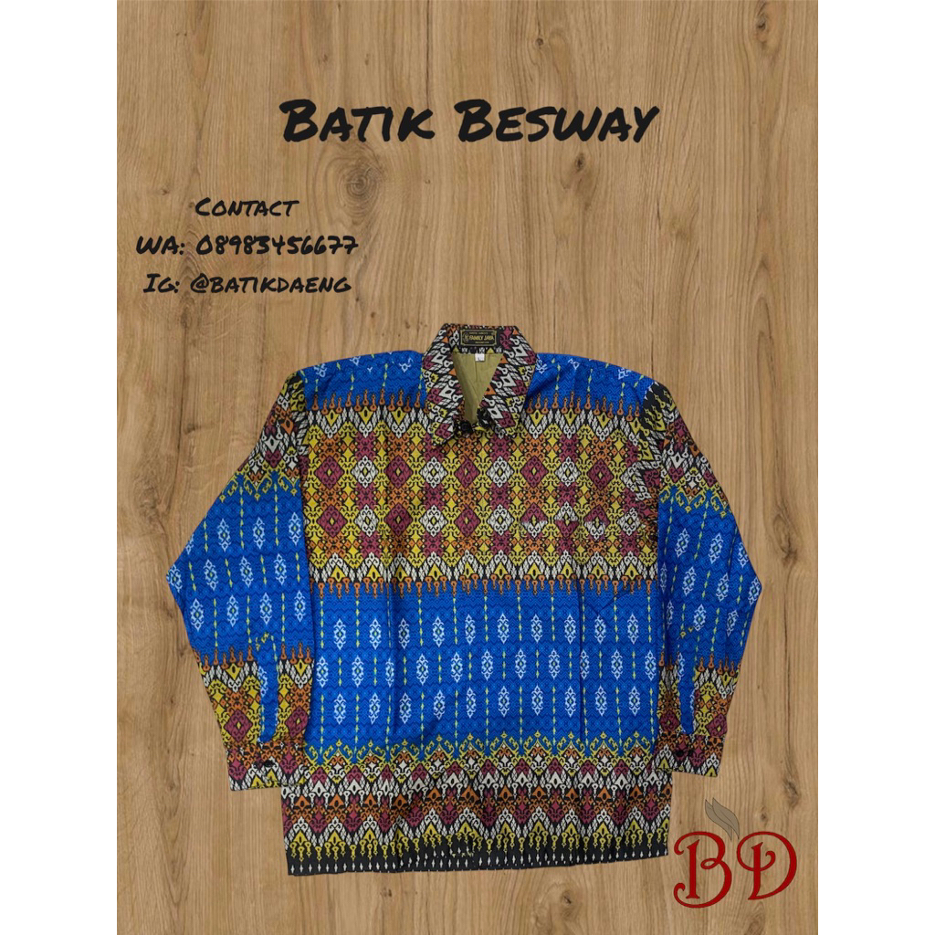 Batik Pria Prada Lengan Panjang